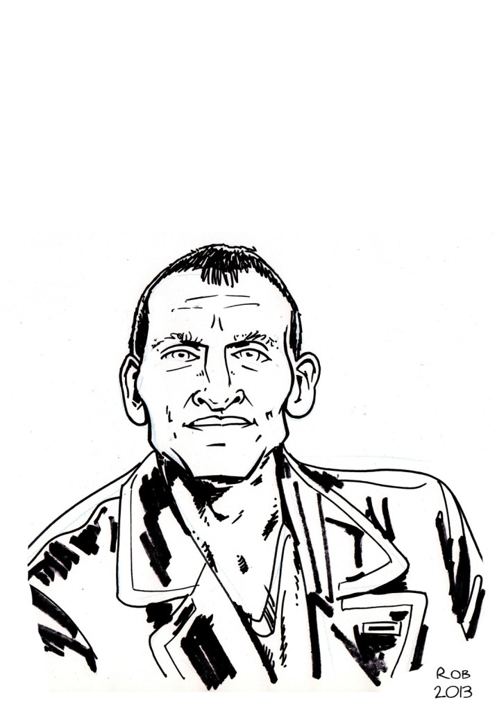 Christopher Eccleston has a very odd shaped head, which I’ve tried to capture here (though I probably haven’t gone far enough). Those ears! :-D