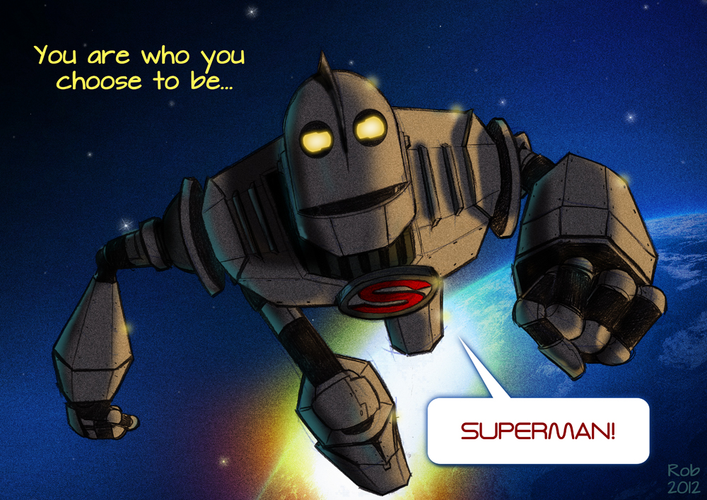 iron giant - superman